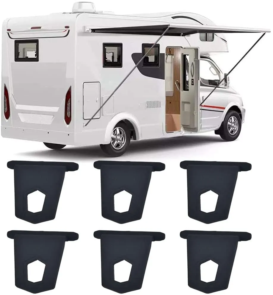 Picture of RV awning hooks, clothes racks, storage racks, awning hooks, rubber portable buckles, 12 in a bag